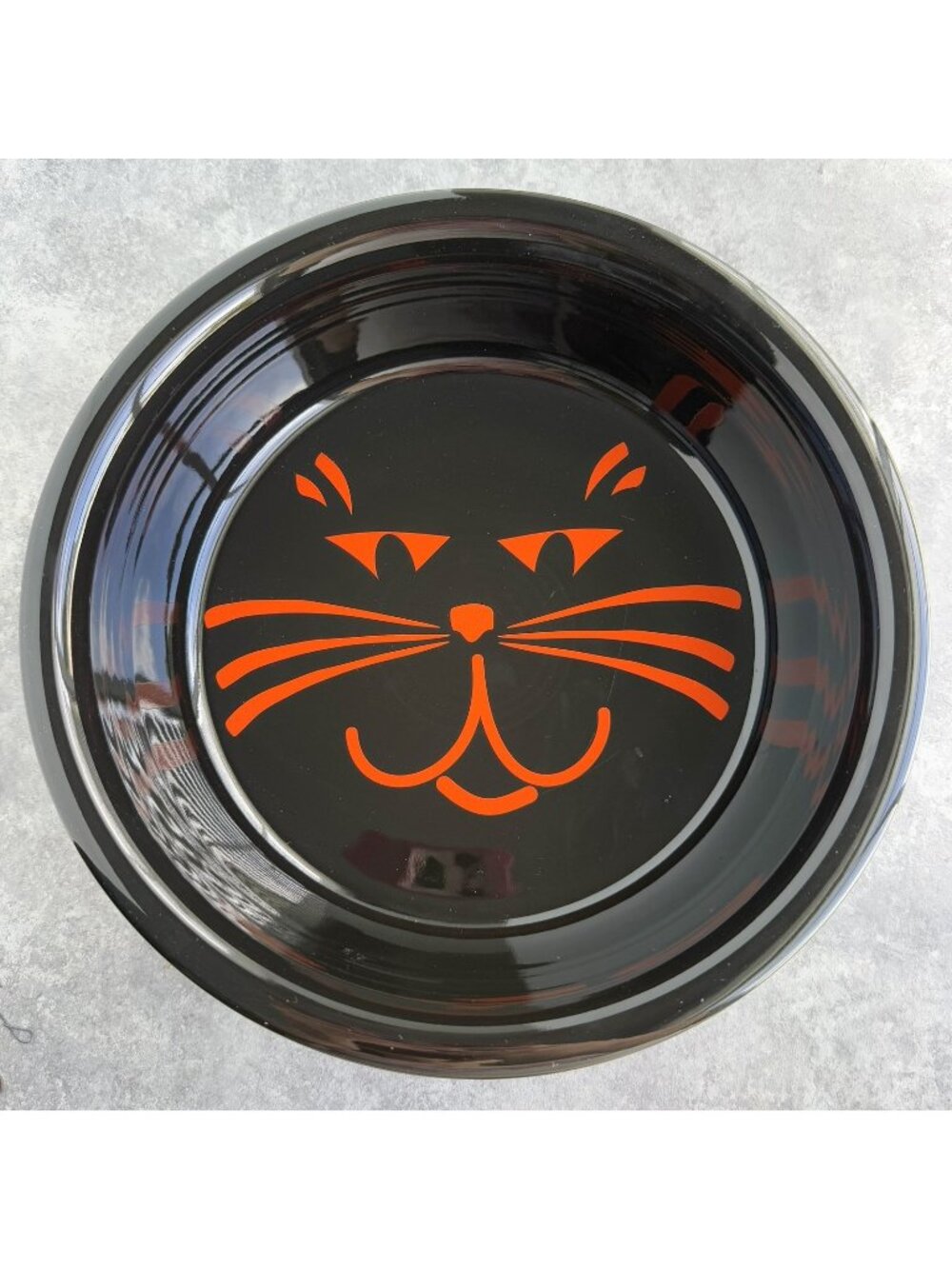 Fiesta Halloween Black Cat 2-Qt Serving Bowl 10.5” #4411 Betty Crocker
